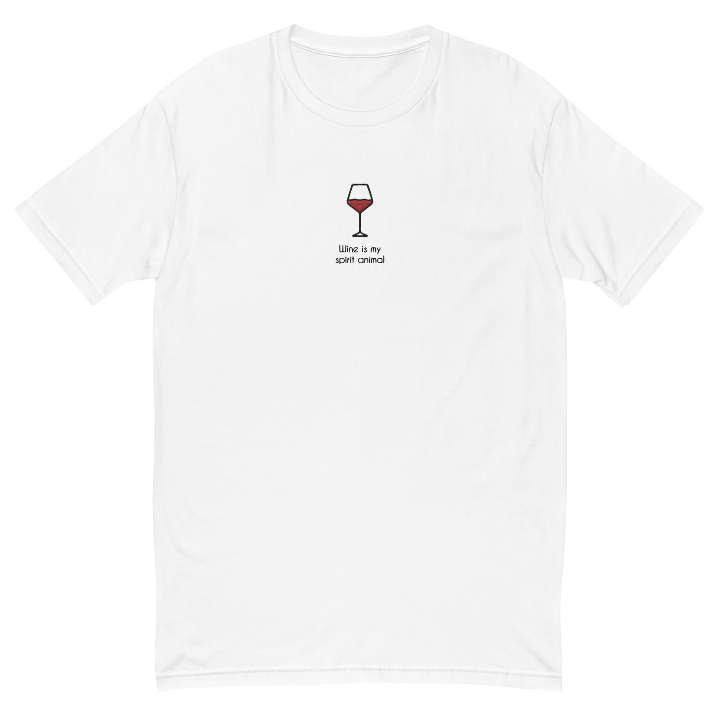 Wine is my spirit animal Shirt *Embroidery Edition*